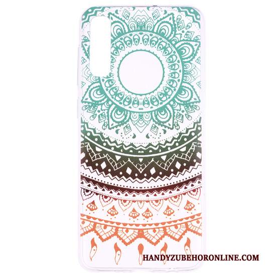 Custodia Samsung Galaxy A50 Cartone Animato Morbido Sottile, Cover Samsung Galaxy A50 Creativo Telefono Bianco