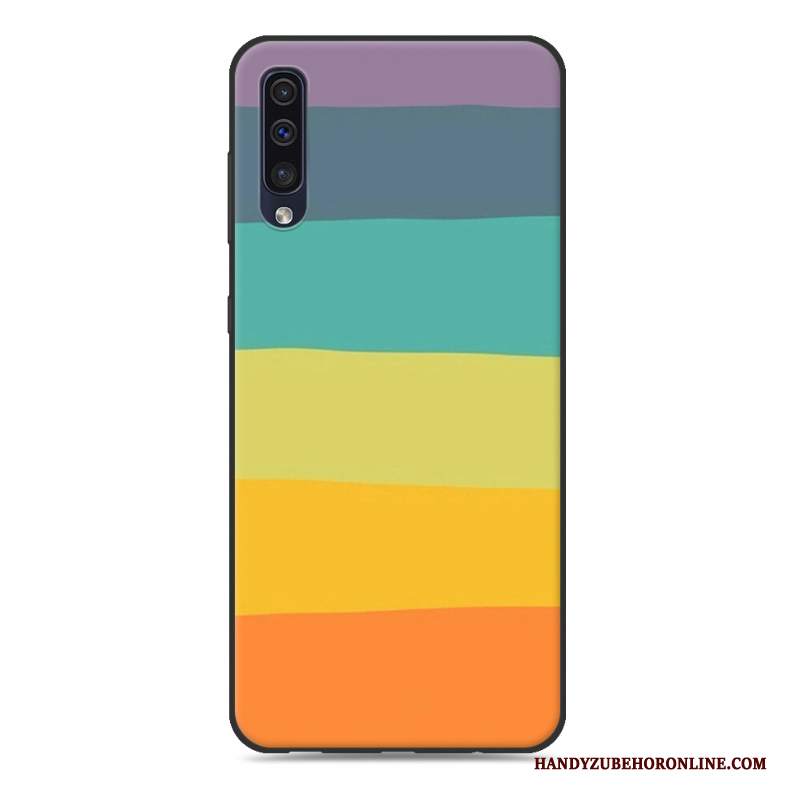 Custodia Samsung Galaxy A50 Cartone Animato Ornamenti Appesi Rosa, Cover Samsung Galaxy A50 Silicone Tendenza Di Personalità