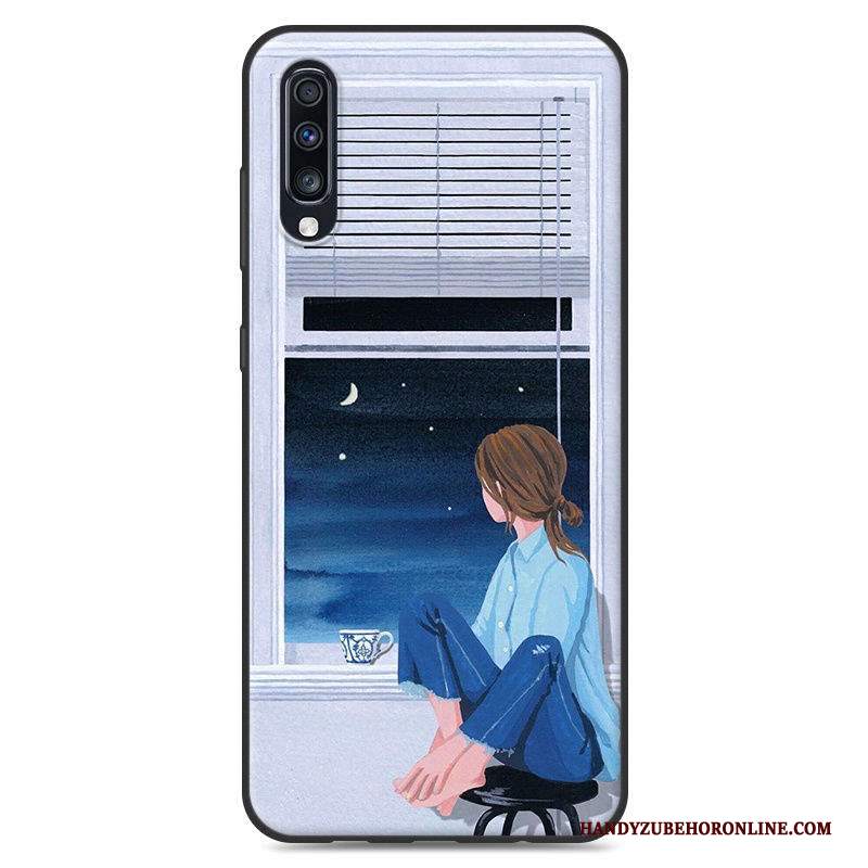 Custodia Samsung Galaxy A50 Cartone Animato Tendenza Piccola, Cover Samsung Galaxy A50 Telefono Ornamenti Appesi