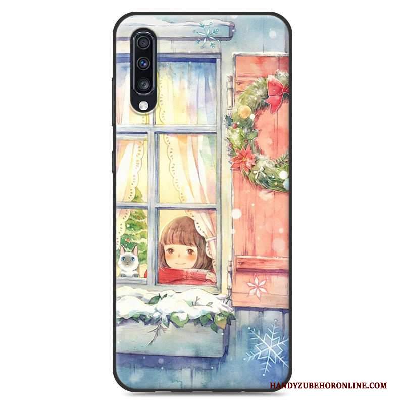 Custodia Samsung Galaxy A50 Cartone Animato Tendenza Piccola, Cover Samsung Galaxy A50 Telefono Ornamenti Appesi