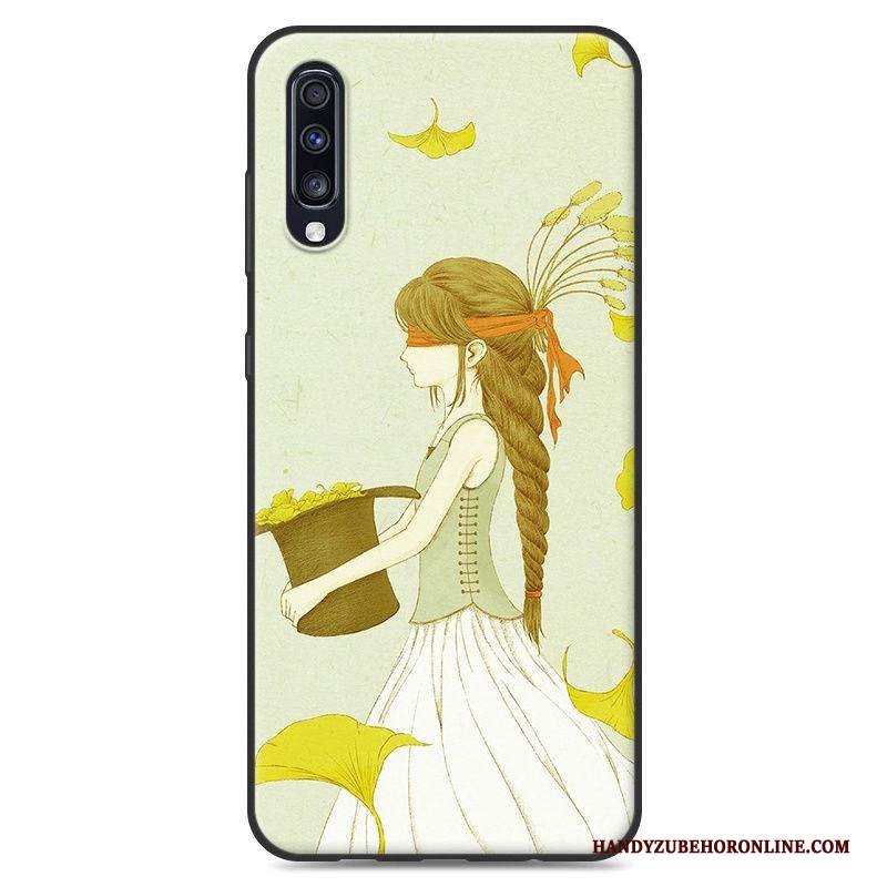 Custodia Samsung Galaxy A50 Cartone Animato Tendenza Piccola, Cover Samsung Galaxy A50 Telefono Ornamenti Appesi