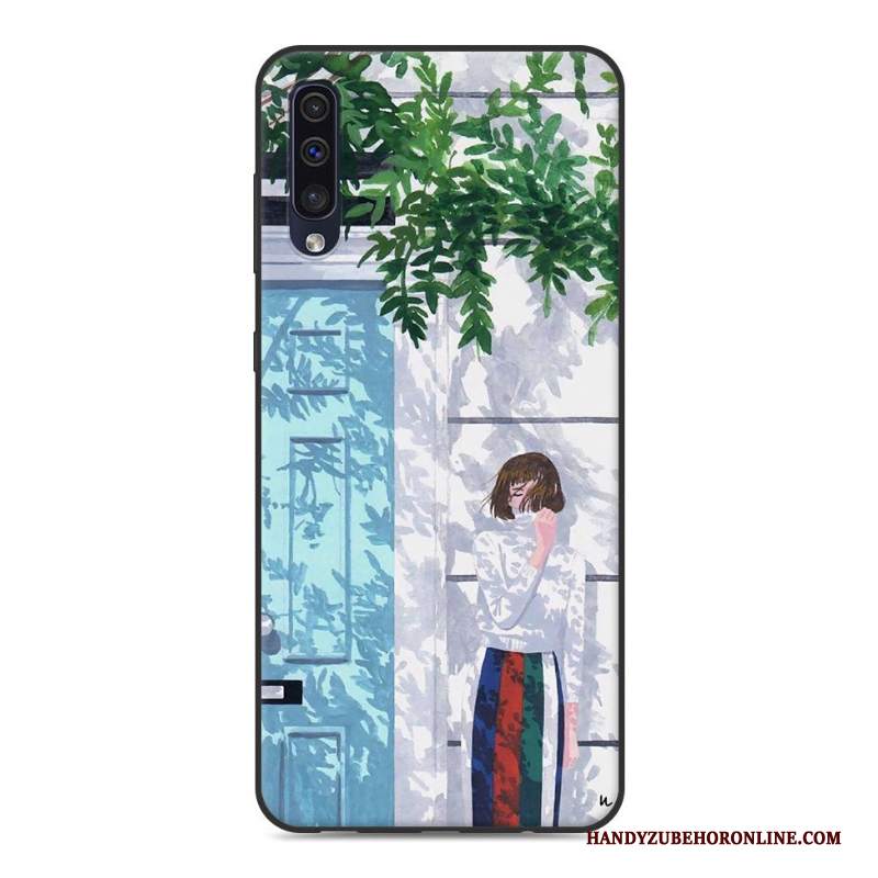 Custodia Samsung Galaxy A50 Cartone Animato Tendenza Piccola, Cover Samsung Galaxy A50 Telefono Ornamenti Appesi