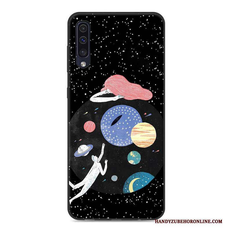 Custodia Samsung Galaxy A50 Cartone Animato Tendenza Piccola, Cover Samsung Galaxy A50 Telefono Ornamenti Appesi