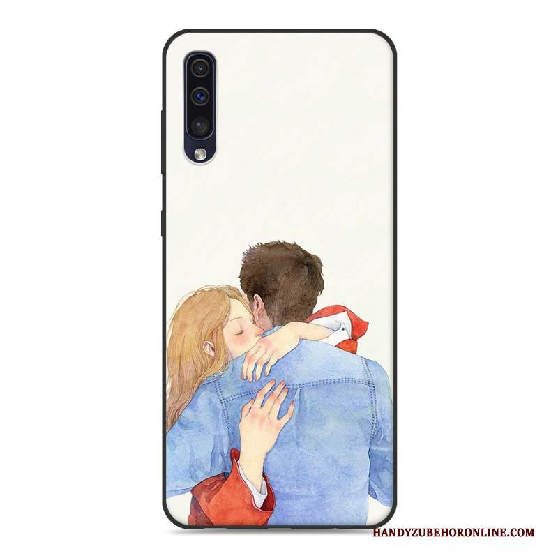 Custodia Samsung Galaxy A50 Colore Ornamenti Appesi Di Personalità, Cover Samsung Galaxy A50 Silicone Arte Verde