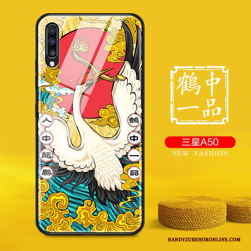 Custodia Samsung Galaxy A50 Creativo Marchio Di Tendenzatelefono, Cover Samsung Galaxy A50 Protezione Originale Di Personalità