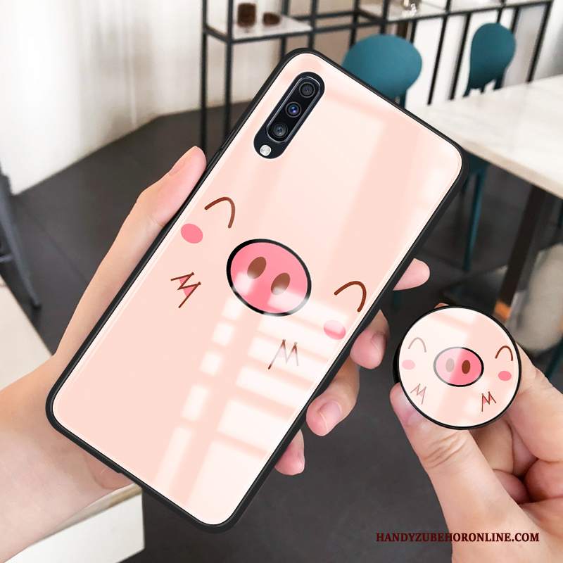 Custodia Samsung Galaxy A50 Moda Bello Fresco, Cover Samsung Galaxy A50 Creativo Anti-caduta Net Red