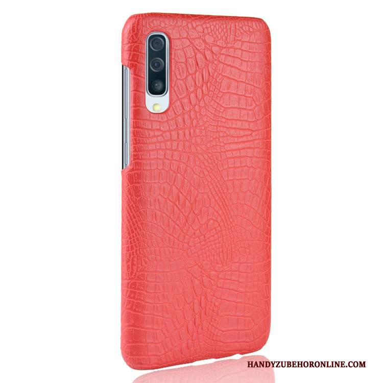 Custodia Samsung Galaxy A50 Pelle Borse Difficile, Cover Samsung Galaxy A50 Protezione Blu Qualità