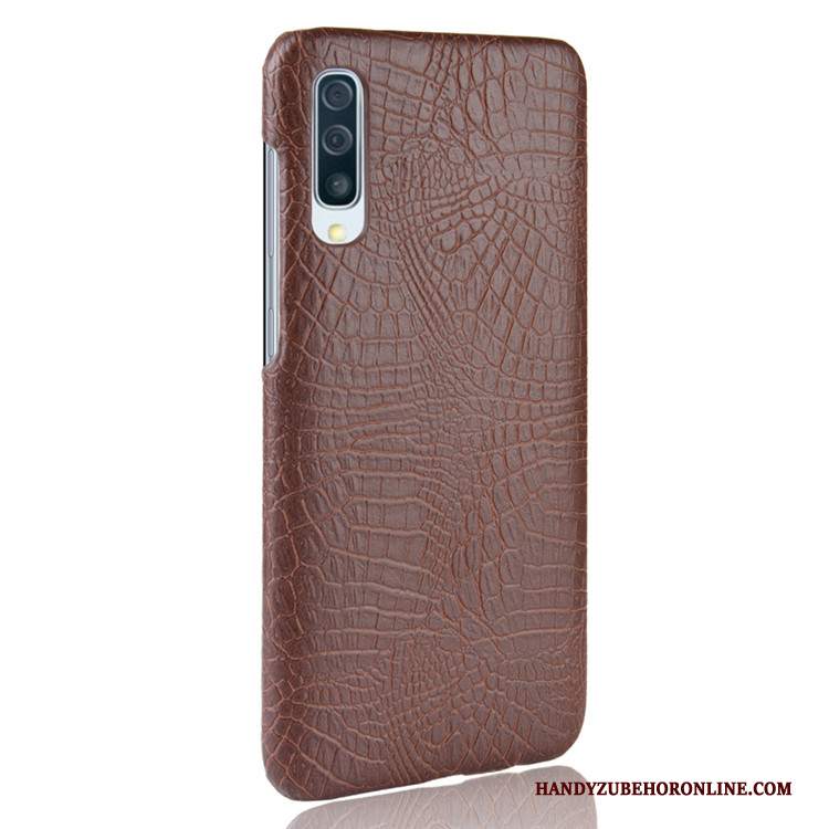 Custodia Samsung Galaxy A50 Pelle Borse Difficile, Cover Samsung Galaxy A50 Protezione Blu Qualità