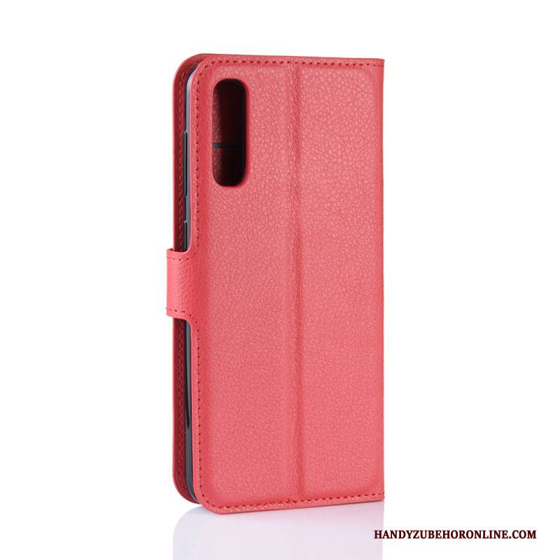 Custodia Samsung Galaxy A50 Pelle Telefono Nero, Cover Samsung Galaxy A50 Portafoglio Anti-caduta