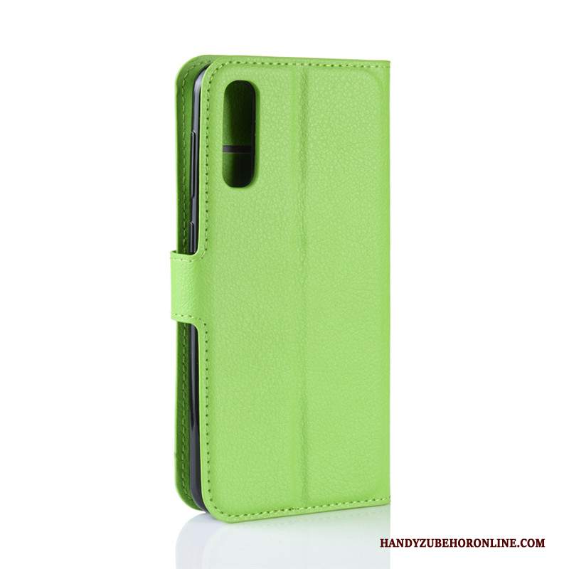 Custodia Samsung Galaxy A50 Pelle Telefono Nero, Cover Samsung Galaxy A50 Portafoglio Anti-caduta