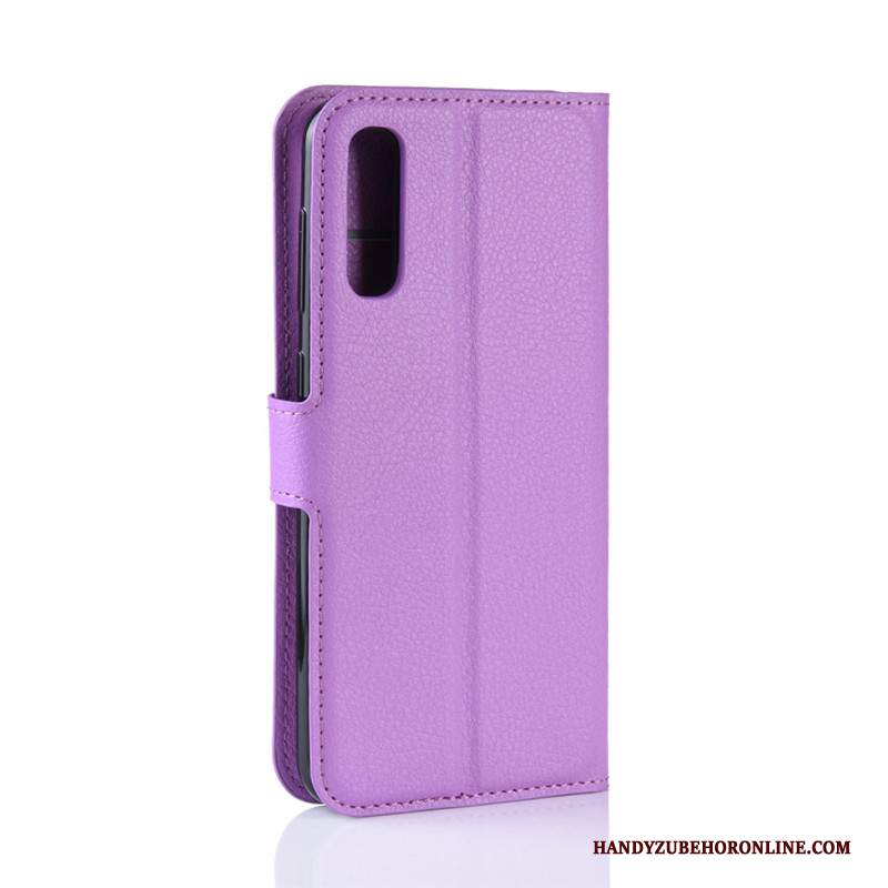 Custodia Samsung Galaxy A50 Pelle Telefono Nero, Cover Samsung Galaxy A50 Portafoglio Anti-caduta