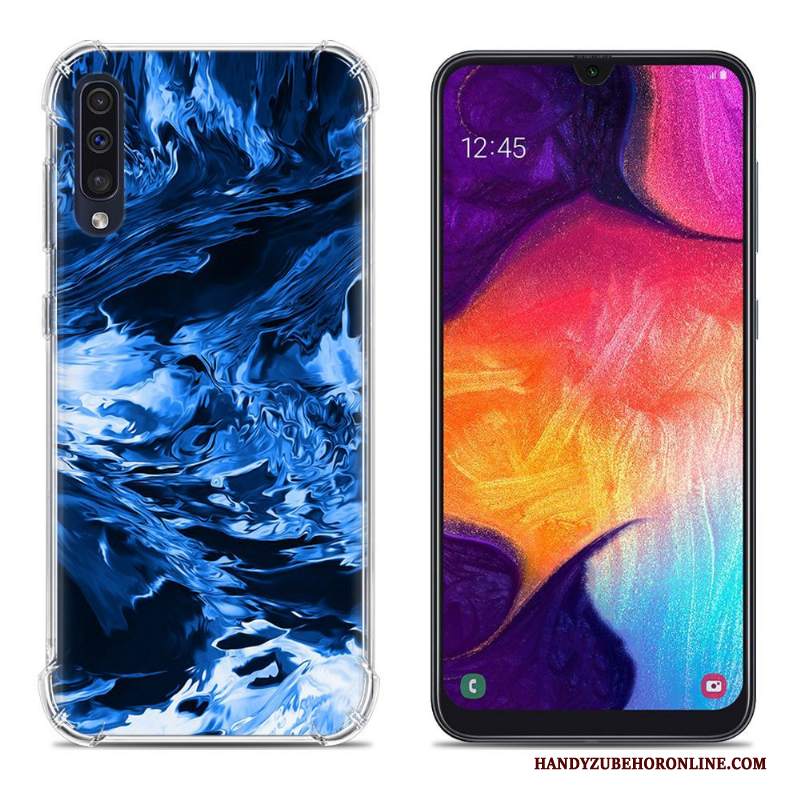 Custodia Samsung Galaxy A50 Protezione Anti-cadutatelefono, Cover Samsung Galaxy A50 Colore Morbido Rosa