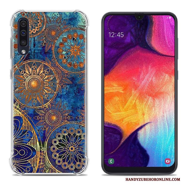 Custodia Samsung Galaxy A50 Protezione Anti-cadutatelefono, Cover Samsung Galaxy A50 Colore Morbido Rosa