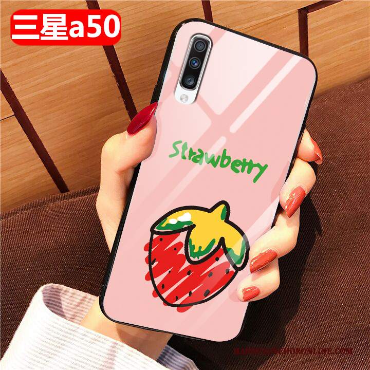 Custodia Samsung Galaxy A50 Protezione Morbido Tutto Incluso, Cover Samsung Galaxy A50 Cartone Animato Vetrotelefono