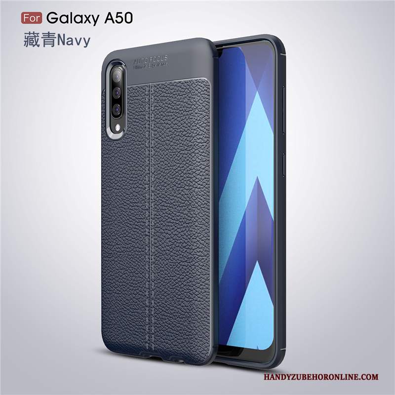 Custodia Samsung Galaxy A50 Silicone Di Personalità Affari, Cover Samsung Galaxy A50 Moda Modello Anti-caduta