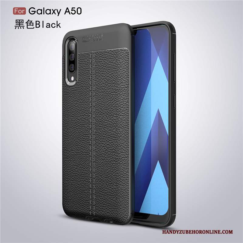 Custodia Samsung Galaxy A50 Silicone Di Personalità Affari, Cover Samsung Galaxy A50 Moda Modello Anti-caduta