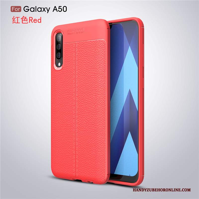 Custodia Samsung Galaxy A50 Silicone Di Personalità Affari, Cover Samsung Galaxy A50 Moda Modello Anti-caduta