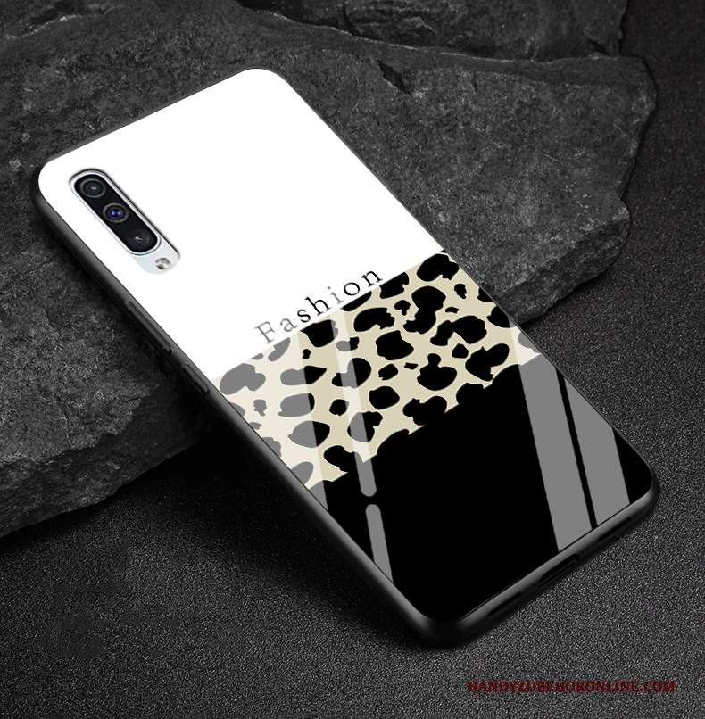 Custodia Samsung Galaxy A50 Silicone Morbido Leopardate, Cover Samsung Galaxy A50 Protezione Anti-cadutatelefono