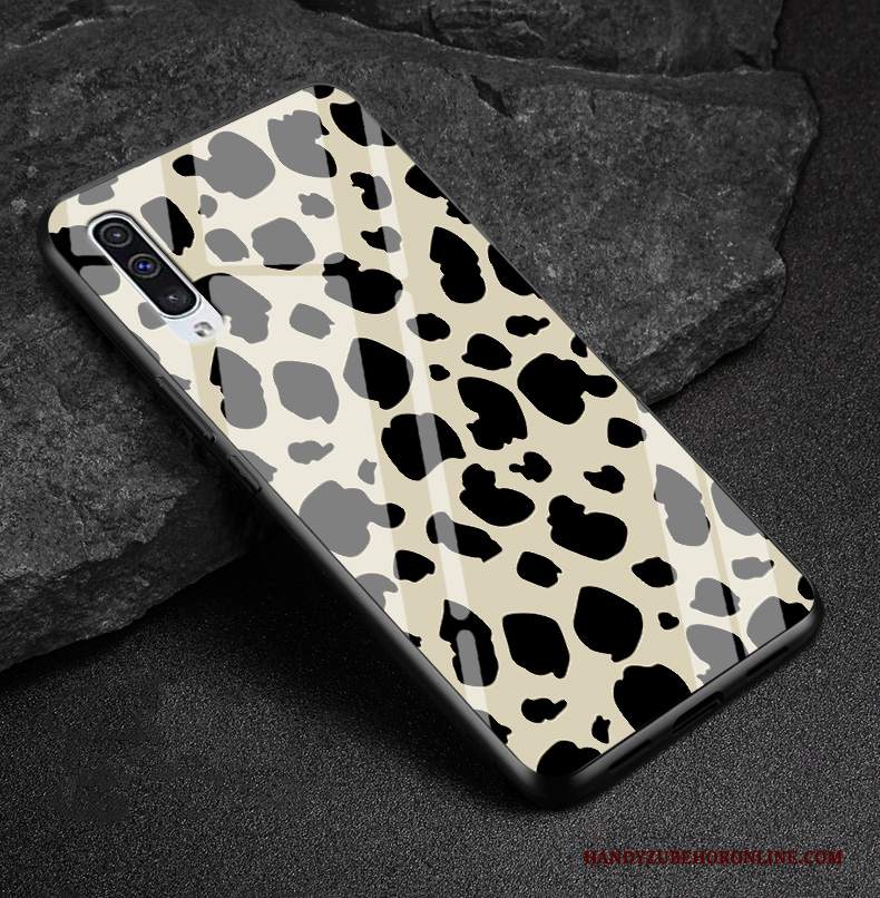 Custodia Samsung Galaxy A50 Silicone Morbido Leopardate, Cover Samsung Galaxy A50 Protezione Anti-cadutatelefono