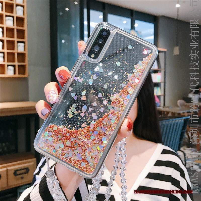 Custodia Samsung Galaxy A50s Argento Anti-caduta, Cover Samsung Galaxy A50s Morbido Tutto Incluso