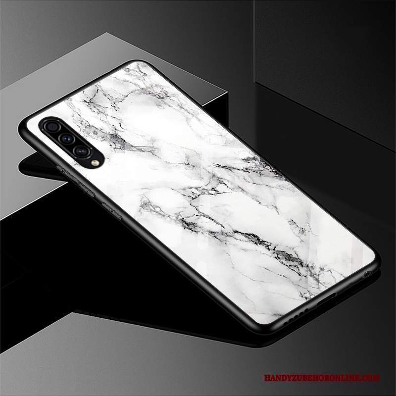 Custodia Samsung Galaxy A50s Cartone Animato Blu Di Personalità, Cover Samsung Galaxy A50s Protezione Vetro Anti-caduta