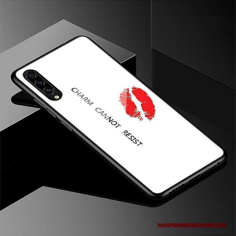 Custodia Samsung Galaxy A50s Cartone Animato Semplici Vetro, Cover Samsung Galaxy A50s Silicone Nero Macchiati