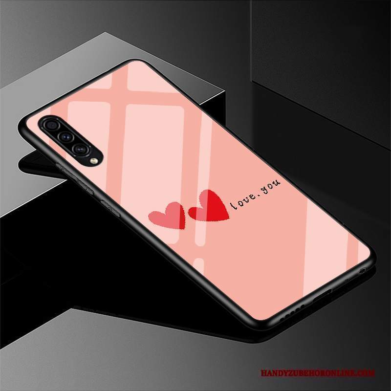 Custodia Samsung Galaxy A50s Cartone Animato Semplici Vetro, Cover Samsung Galaxy A50s Silicone Nero Macchiati