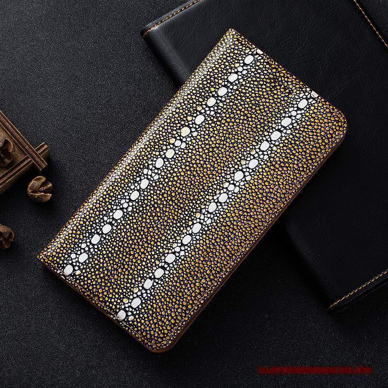 Custodia Samsung Galaxy A50s Pelle Anti-cadutatelefono, Cover Samsung Galaxy A50s Protezione Modello Oro