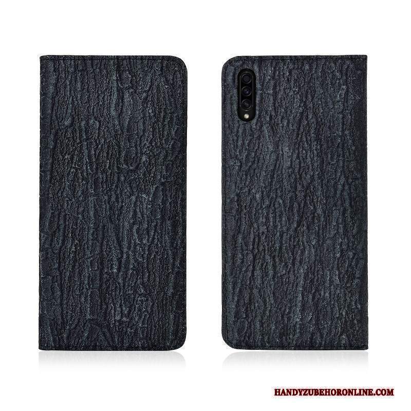 Custodia Samsung Galaxy A50s Pelle Nuovo Albero, Cover Samsung Galaxy A50s Protezione Macchiati Marchio Di Tendenza