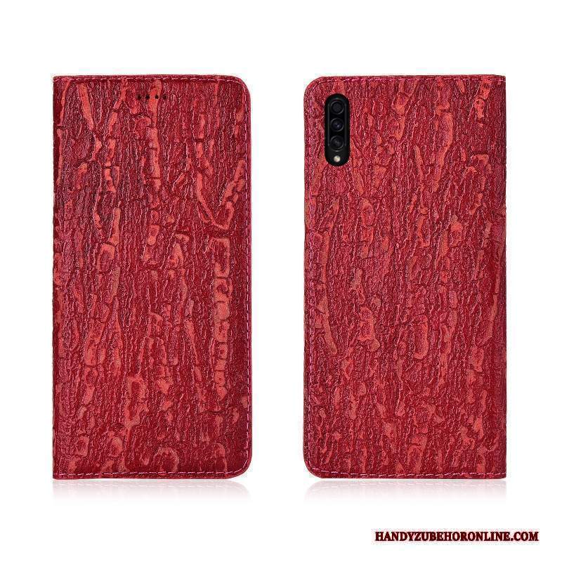 Custodia Samsung Galaxy A50s Pelle Nuovo Albero, Cover Samsung Galaxy A50s Protezione Macchiati Marchio Di Tendenza