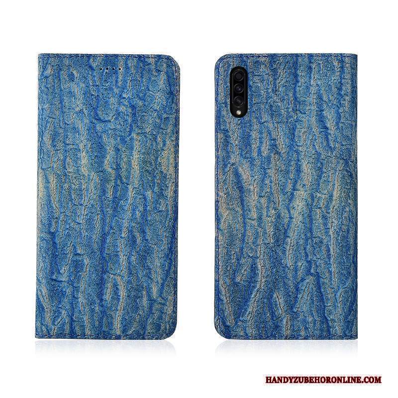 Custodia Samsung Galaxy A50s Pelle Nuovo Albero, Cover Samsung Galaxy A50s Protezione Macchiati Marchio Di Tendenza