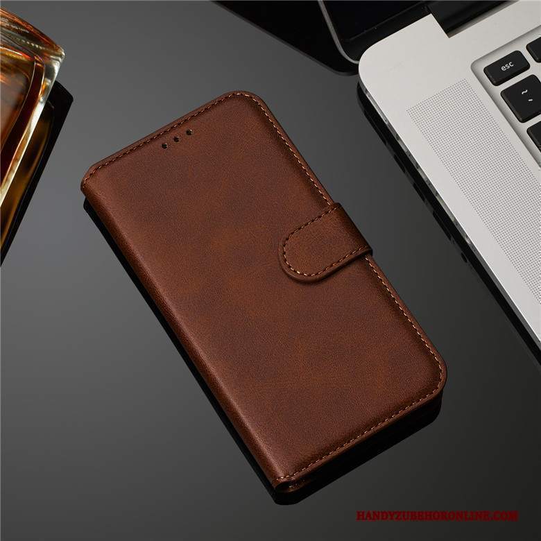 Custodia Samsung Galaxy A50s Pelle Telefono Mucca, Cover Samsung Galaxy A50s Folio Modello