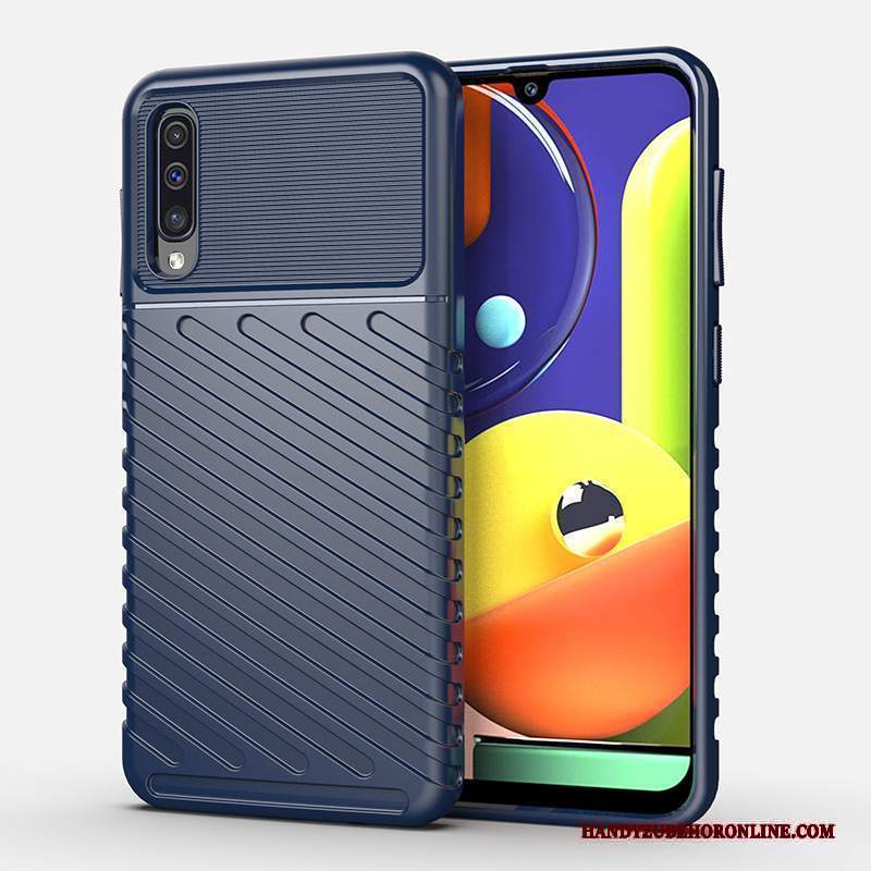 Custodia Samsung Galaxy A50s Protezione Blu Per, Cover Samsung Galaxy A50s Anti-cadutatelefono