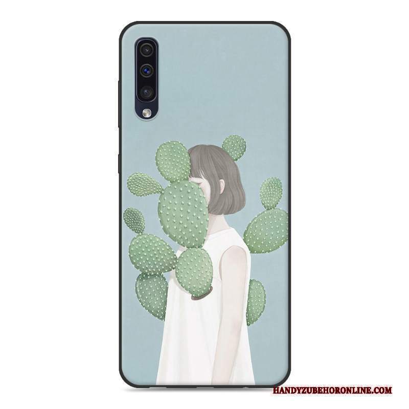 Custodia Samsung Galaxy A50s Protezione Di Personalità Tendenza, Cover Samsung Galaxy A50s Creativo Piccola Rosa