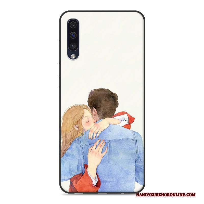 Custodia Samsung Galaxy A50s Protezione Di Personalità Tendenza, Cover Samsung Galaxy A50s Creativo Piccola Rosa