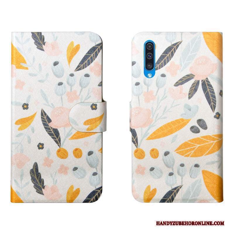 Custodia Samsung Galaxy A50s Protezione Telefono Semplici, Cover Samsung Galaxy A50s Creativo Fiori Tutto Incluso