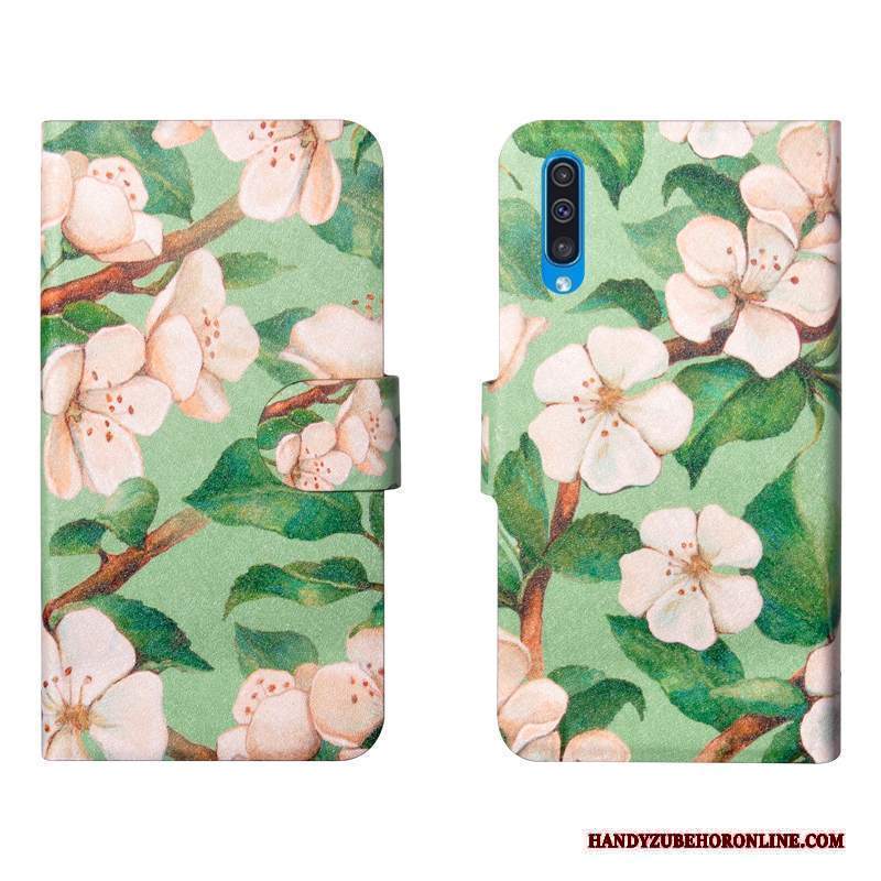 Custodia Samsung Galaxy A50s Protezione Telefono Semplici, Cover Samsung Galaxy A50s Creativo Fiori Tutto Incluso