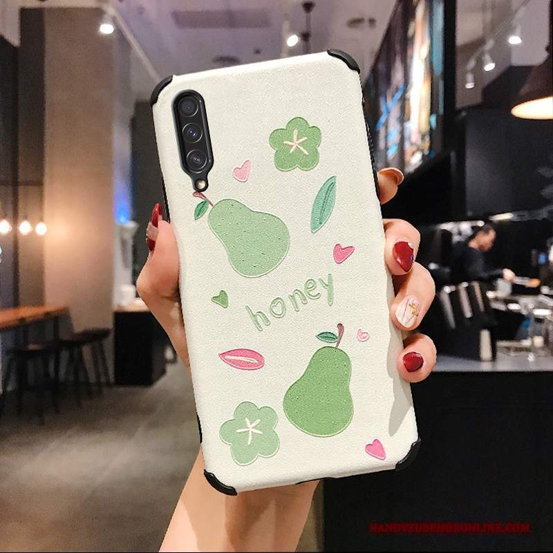 Custodia Samsung Galaxy A50s Seta Modello Verde, Cover Samsung Galaxy A50s Protezione Telefono Tutto Incluso