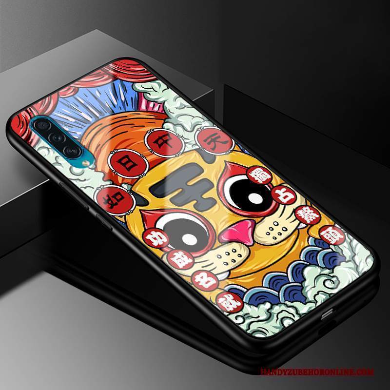 Custodia Samsung Galaxy A50s Silicone Morbido Vetro, Cover Samsung Galaxy A50s Vintage Tendenza Tutto Incluso