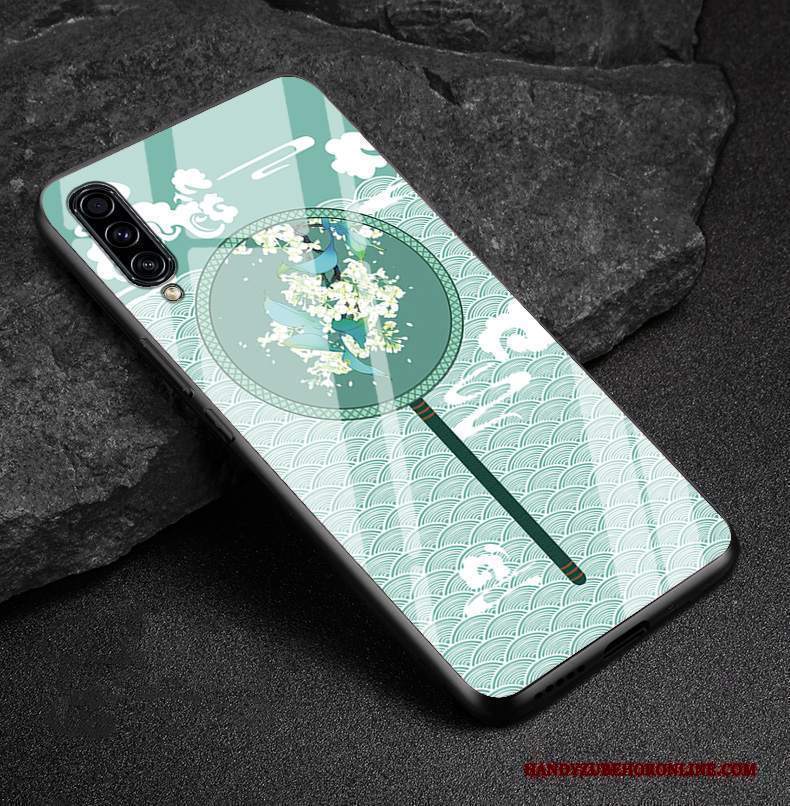 Custodia Samsung Galaxy A50s Silicone Nuovo Vetro, Cover Samsung Galaxy A50s Protezione Rossotelefono