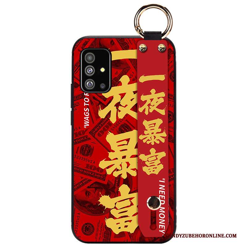 Custodia Samsung Galaxy A51 Creativo Amanti Morbido, Cover Samsung Galaxy A51 Silicone Di Personalità Net Red