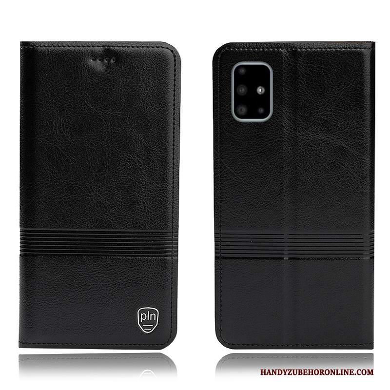 Custodia Samsung Galaxy A51 Folio Anti-caduta Tutto Incluso, Cover Samsung Galaxy A51 Pelle Telefono Modello