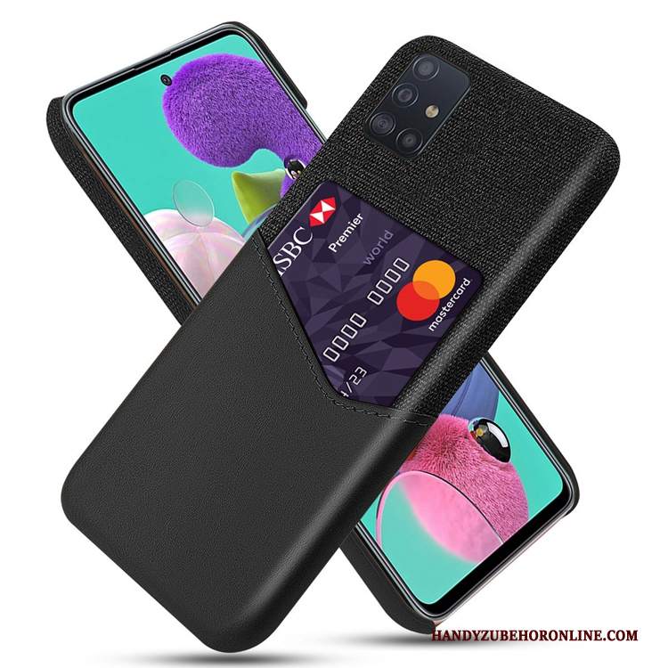 Custodia Samsung Galaxy A51 Pelle Borse Carta, Cover Samsung Galaxy A51 Anti-caduta Di Personalità