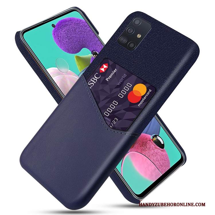 Custodia Samsung Galaxy A51 Pelle Borse Carta, Cover Samsung Galaxy A51 Anti-caduta Di Personalità