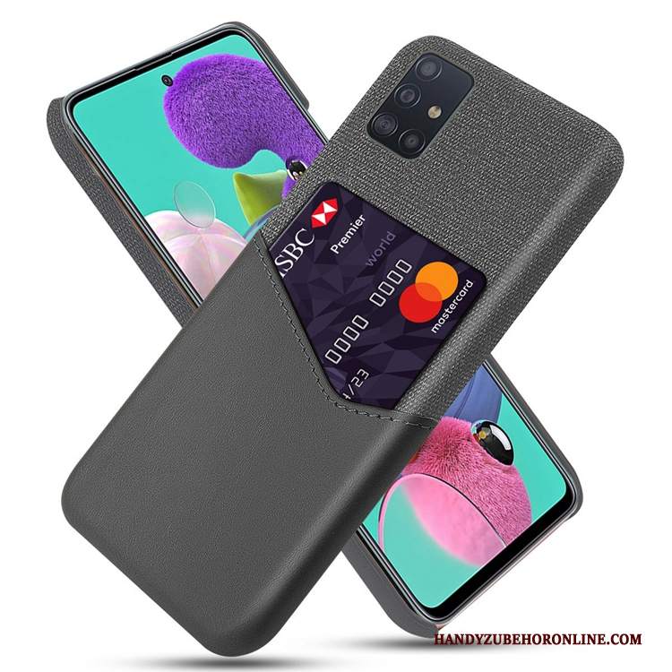 Custodia Samsung Galaxy A51 Pelle Borse Carta, Cover Samsung Galaxy A51 Anti-caduta Di Personalità