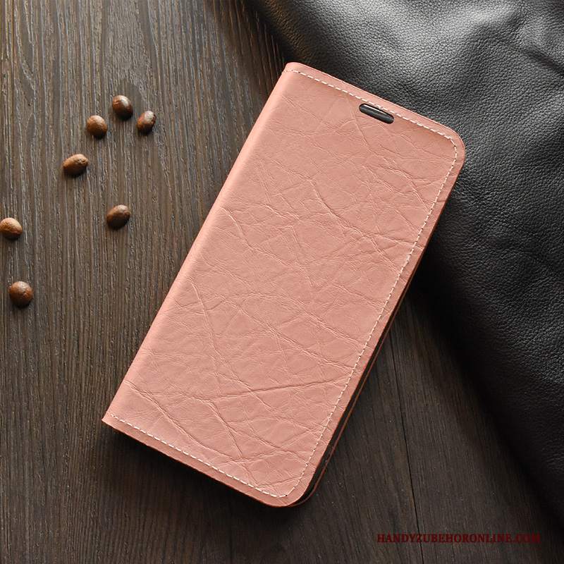 Custodia Samsung Galaxy A51 Pelle Ogni Giorno Rosa, Cover Samsung Galaxy A51 Folio Sottilitelefono