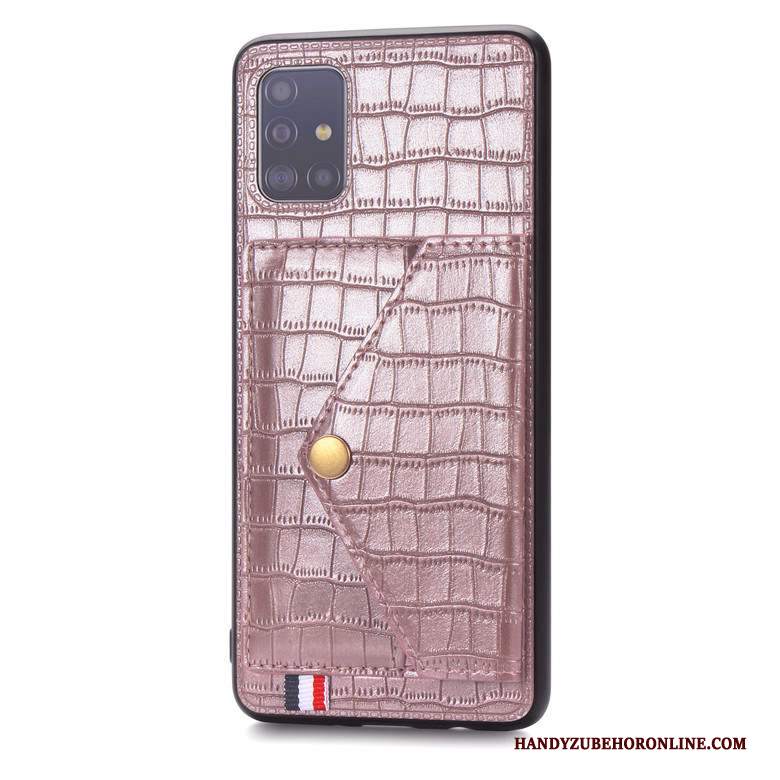 Custodia Samsung Galaxy A51 Portafoglio Telefono Tutto Incluso, Cover Samsung Galaxy A51 Silicone Anti-caduta Carta