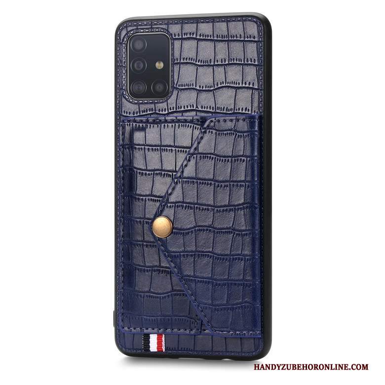 Custodia Samsung Galaxy A51 Portafoglio Telefono Tutto Incluso, Cover Samsung Galaxy A51 Silicone Anti-caduta Carta