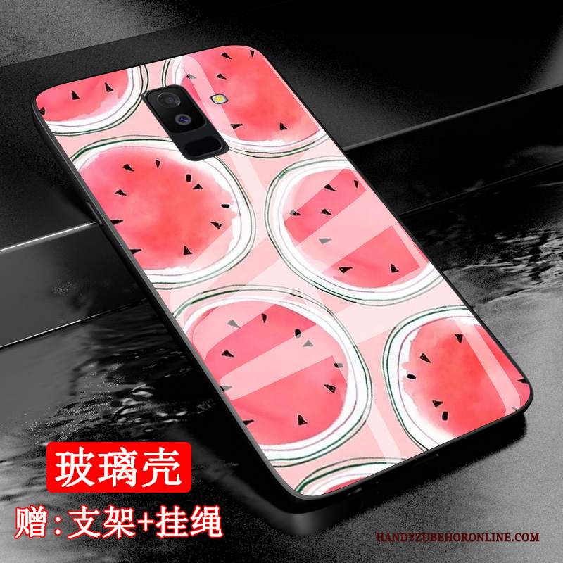 Custodia Samsung Galaxy A6+ Moda Frutta Gioventù, Cover Samsung Galaxy A6+ Anti-caduta Giallo