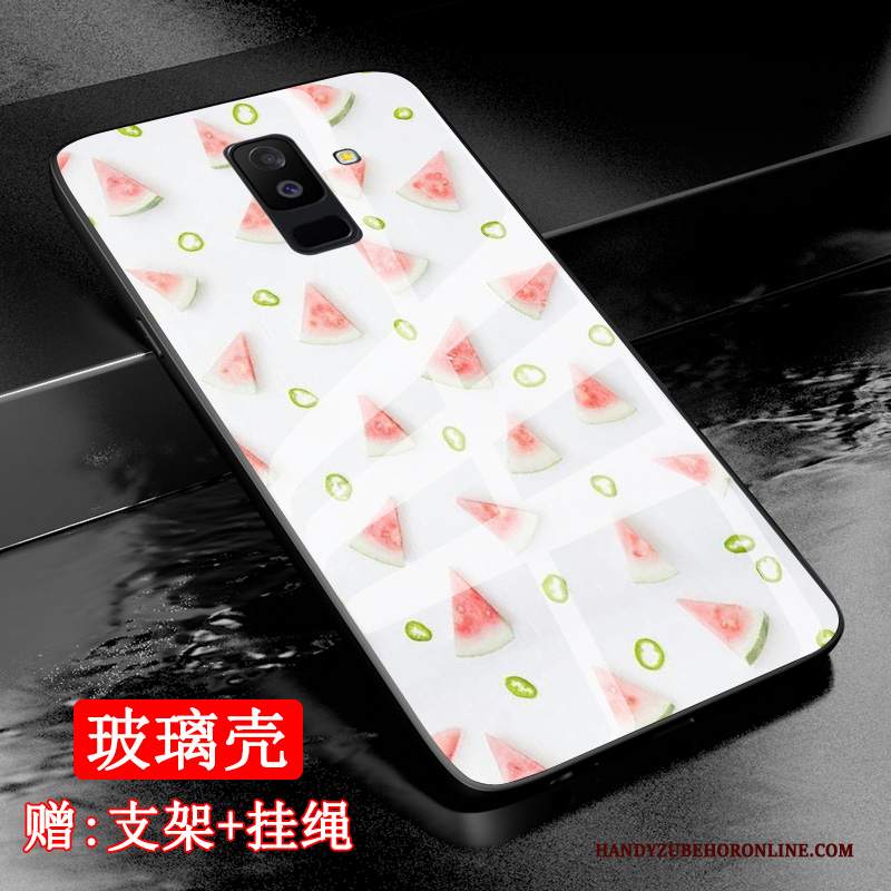 Custodia Samsung Galaxy A6+ Moda Frutta Gioventù, Cover Samsung Galaxy A6+ Anti-caduta Giallo